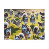 Sweatshirt Blanket – Plush Fleece Throw, 2 Size Options
