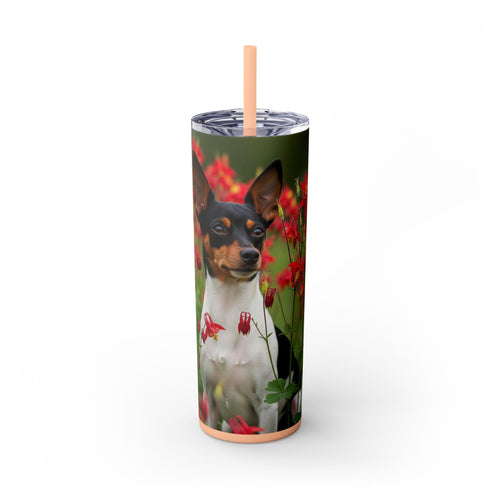 Skinny Tumbler with Straw – 20 oz Stainless Steel Cup