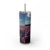 Skinny Tumbler with Straw – 20 oz Stainless Steel Cup