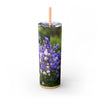 Skinny Tumbler with Straw – 20 oz Stainless Steel Cup