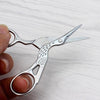 Retro Gold Crane Tailor Scissors