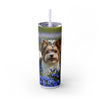 Skinny Tumbler with Straw – 20 oz Stainless Steel Cup