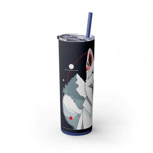 Skinny Tumbler with Straw – 20 oz Stainless Steel Cup