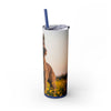 Skinny Tumbler with Straw – 20 oz Stainless Steel Cup