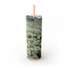 Skinny Tumbler with Straw – 20 oz Stainless Steel Cup