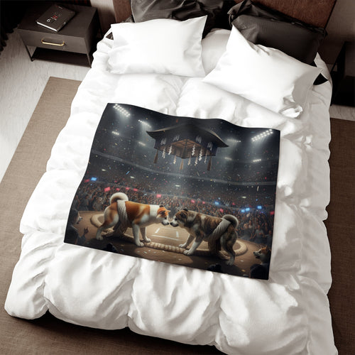 Akita Sweatshirt Blanket
