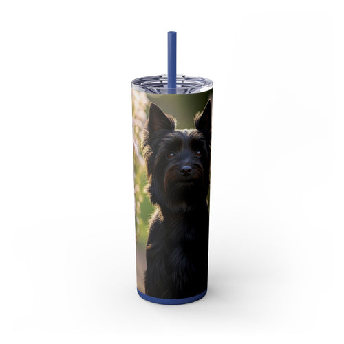 Skinny Tumbler with Straw – 20 oz Stainless Steel Cup