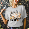 Ghost Cat Trio Tee | Cute Halloween Black Cat Graphic T-Shirt