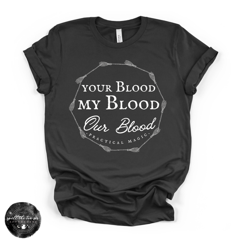 Your Blood, My Blood Tee | Gothic Romantic Graphic T-Shirt