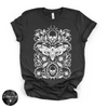 Skull Moth Tee | Gothic Death's Head Moth Graphic T-Shirt {WHITE DESIGN}