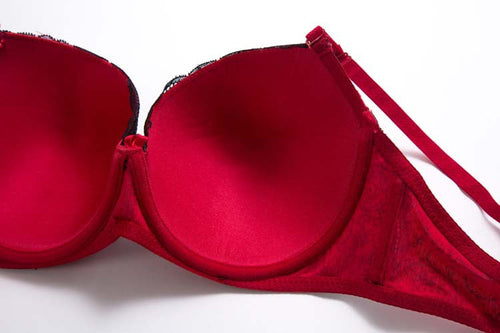 Lace Color Matching Plus Size Underwear Set