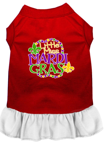 Pet Dress Little Miss Mardi Gras