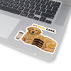 Sit. Stay. Cake. Golden Retriever Sticker | Funny Dog Meme Vinyl Sticker