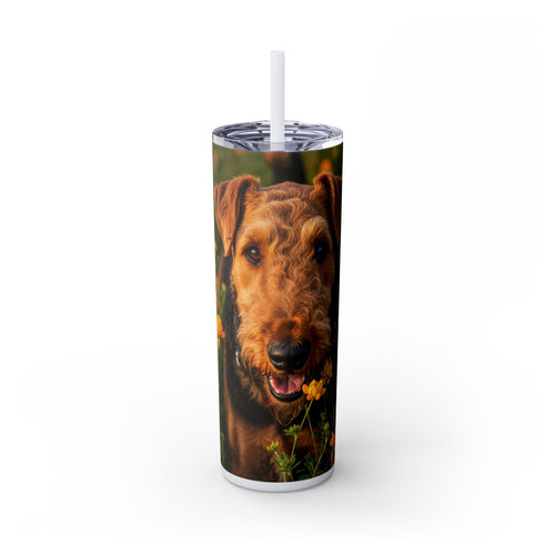 Skinny Tumbler with Straw – 20 oz Stainless Steel Cup