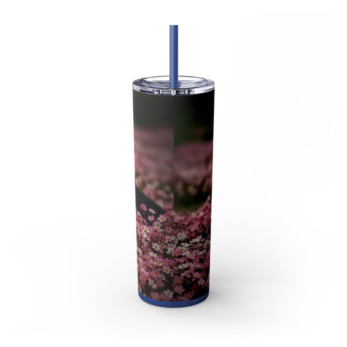 Skinny Tumbler with Straw – 20 oz Stainless Steel Cup