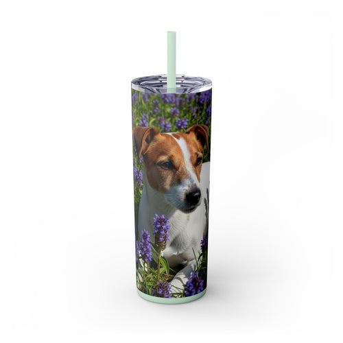 Skinny Tumbler with Straw – 20 oz Stainless Steel Cup