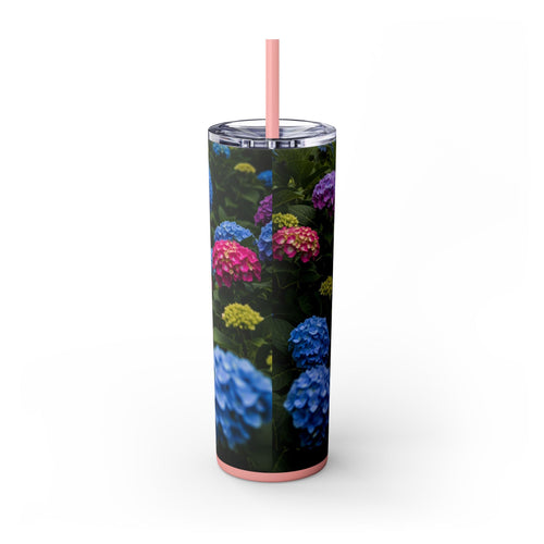 Skinny Tumbler with Straw – 20 oz Stainless Steel Cup