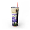 Skinny Tumbler with Straw – 20 oz Stainless Steel Cup