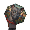 48 Semi-Automatic Umbrella – Windproof Large Travel Rain Umbrella