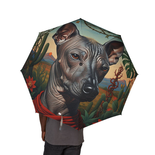 48 Semi-Automatic Umbrella – Windproof Large Travel Rain Umbrella