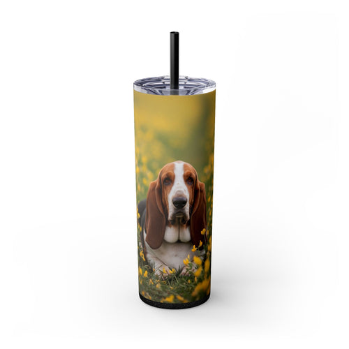 Skinny Tumbler with Straw – 20 oz Stainless Steel Cup