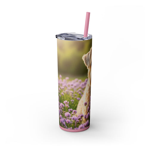 Skinny Tumbler with Straw – 20 oz Stainless Steel Cup