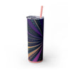 Skinny Tumbler with Straw – 20 oz Stainless Steel Cup