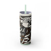 Skinny Tumbler with Straw – 20 oz Stainless Steel Cup