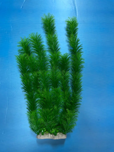 Artificial Aquarium Plant for Fish Tanks, LARGE aquarium plastic plant, 21 TALL