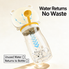 2-in-1 Portable Pet Water Bottle with Food Container