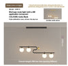 Simple Modern Creative Rectangle Dining Table Starry Chandelier