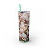 Skinny Tumbler with Straw – 20 oz Stainless Steel Cup