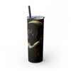 Skinny Tumbler with Straw – 20 oz Stainless Steel Cup