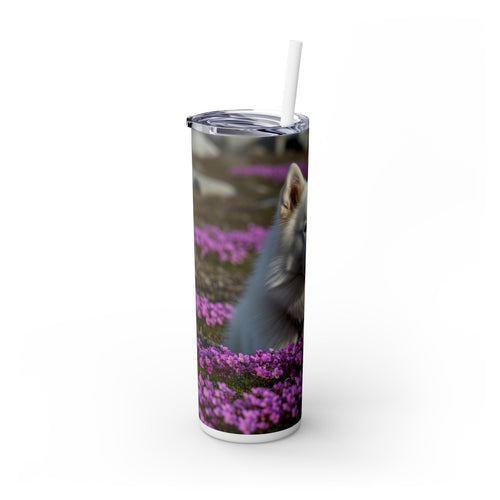 Skinny Tumbler with Straw – 20 oz Stainless Steel Cup