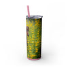 Skinny Tumbler with Straw – 20 oz Stainless Steel Cup