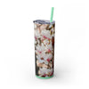 Skinny Tumbler with Straw – 20 oz Stainless Steel Cup