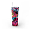 Skinny Tumbler with Straw – 20 oz Stainless Steel Cup
