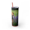 Skinny Tumbler with Straw – 20 oz Stainless Steel Cup