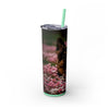Skinny Tumbler with Straw – 20 oz Stainless Steel Cup