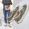 Low Cut Men And Women Letter Couple Canvas Shoes Laces
