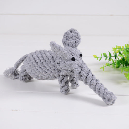 Elephant Shape Bite Resistant Dog Chew Toy