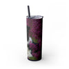 Skinny Tumbler with Straw – 20 oz Stainless Steel Cup