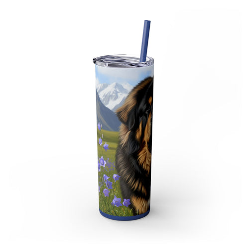 Skinny Tumbler with Straw – 20 oz Stainless Steel Cup