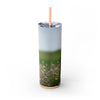 Skinny Tumbler with Straw – 20 oz Stainless Steel Cup