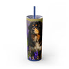 Skinny Tumbler with Straw – 20 oz Stainless Steel Cup