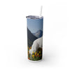 Skinny Tumbler with Straw – 20 oz Stainless Steel Cup
