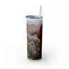 Skinny Tumbler with Straw – 20 oz Stainless Steel Cup