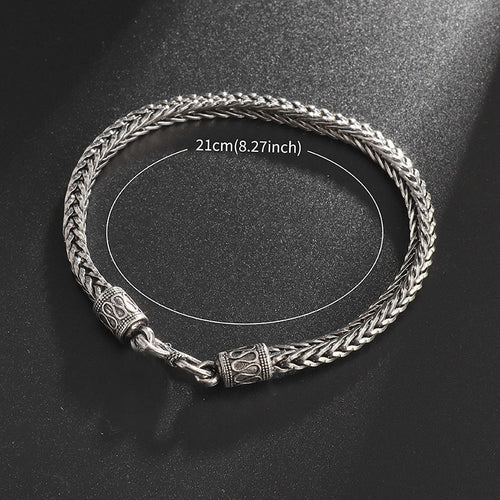 Men's Retro Stainless Steel Ins Style Personalized Bracelet