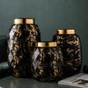 Simple And Modern Gold-painted Light Luxury Living Room Ceramic Vase