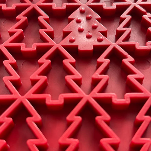 Peace Christmas Tree emat - Enrichment Lick Mat for Dogs and Cats | Christmas Tree design | SodaPup